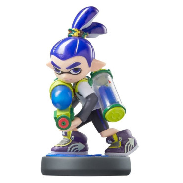 Nintendo Amiibo Splatoon Ink Splatoon Figura Menino Azul