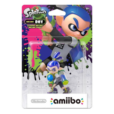 Nintendo Amiibo Splatoon Ink Splatoon Figura Menino Azul