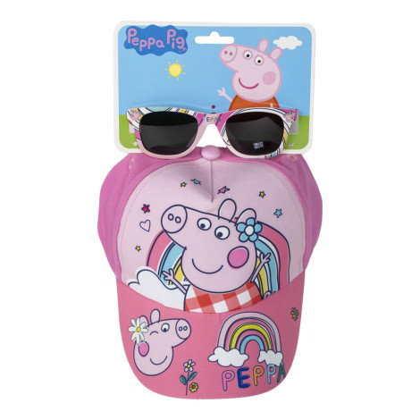 CONJUNTO DE ÓCULOS DE SOL PEPPA PIG BONÉ