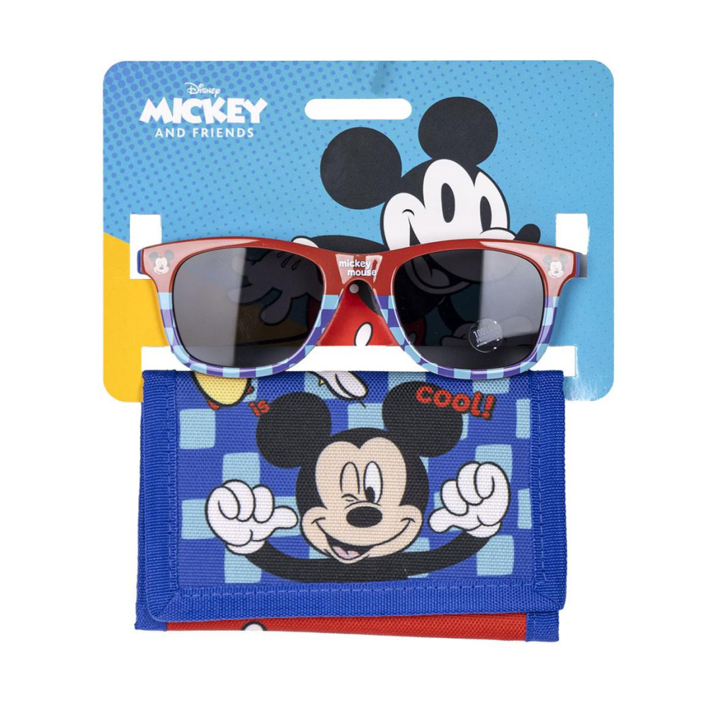 CONJUNTO DE ÓCULOS DE SOL COM CARTEIRA DO MICKEY