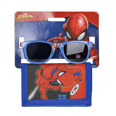 CONJUNTO DE ÓCULOS DE SOL CARTEIRA HOMEM-ARANHA