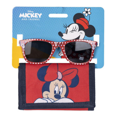 CONJUNTO DE ÓCULOS DE SOL CARTEIRA MINNIE