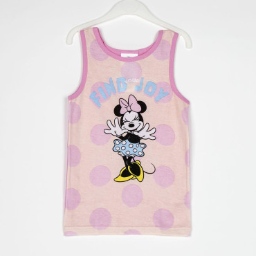 PIJAMA DE ALÇAS SIMPLES PULÔVER SACO DE TOILETTE MINNIE