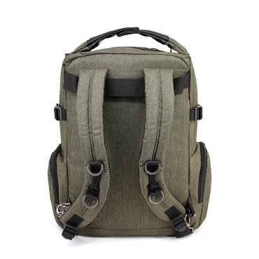 Mochila de estilo urbano verde militar