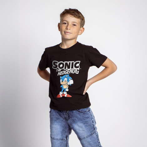 T-SHIRT CURTA SONIC DE CAMISOLA SIMPLES