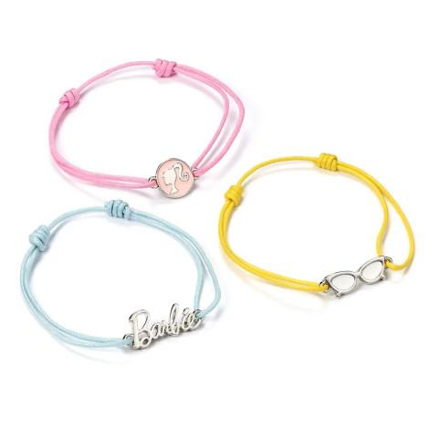 3 Pulseiras da amizade da Barbie