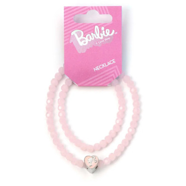 Colar de pérolas cor-de-rosa Barbie