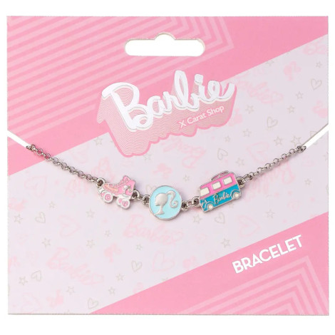 Pulseira com charme azul da Barbie