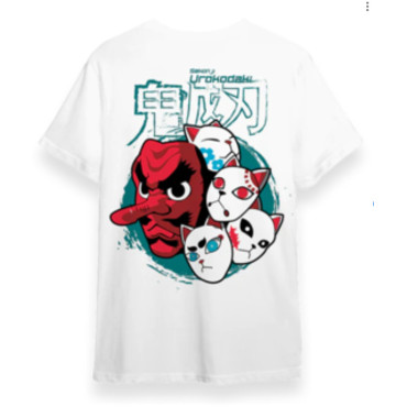 T-Shirt "Demon Slayer" fabricada no Japão