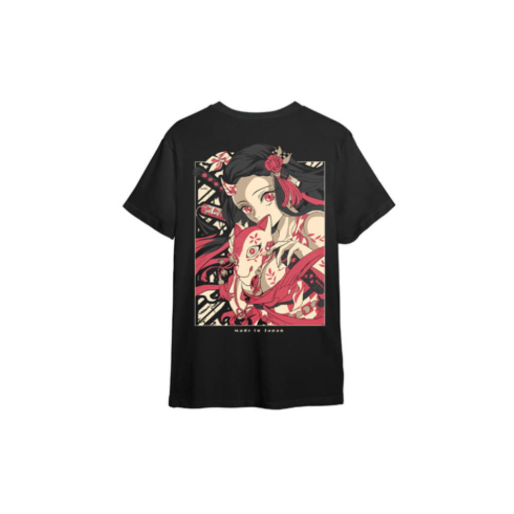 T-shirt "Nezuko Kamado Demon Slayer" fabricada no Japão