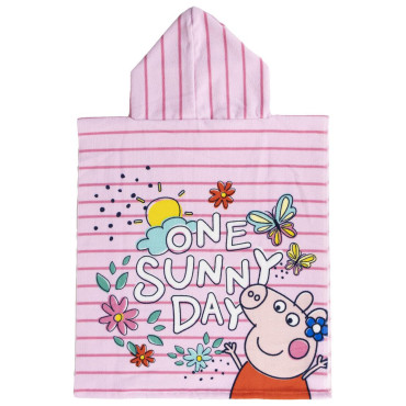 PONCHO MICROFIBRA PEPPA PIG