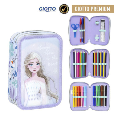 PLUMIER CON ACCESORIOS GIOTTO FROZEN