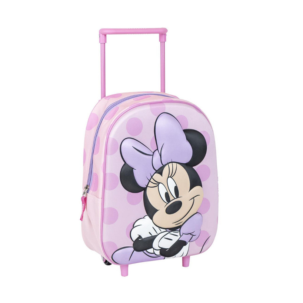 MOCHILA INFANTIL TROLLEY 3D MINNIE