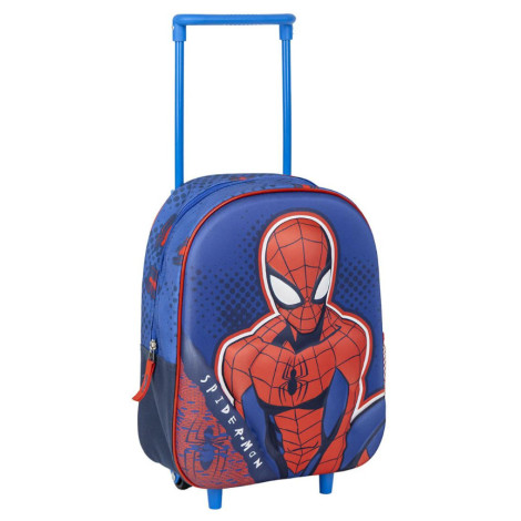 MOCHILA INFANTIL TROLLEY 3D SPIDERMAN