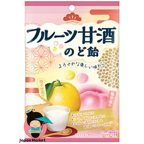 Balas de sabor a fruta Senjakuame Amazake 52g