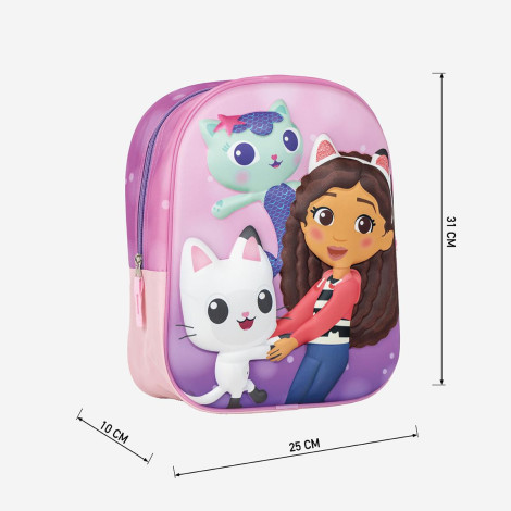 MOCHILA INFANTIL 3D GABBY´S DOLLHOUSE