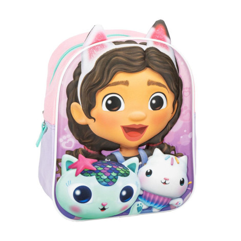 MOCHILA INFANTIL 3D APLICACIONES GABBY´S DOLLHOUSE