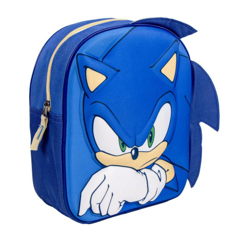 MOCHILA INFANTIL 3D APLICACIONES SONIC