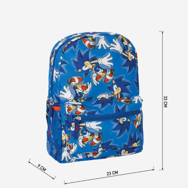 MOCHILA INFANTIL TIEMPO LIBRE ESTAMPADO SONIC