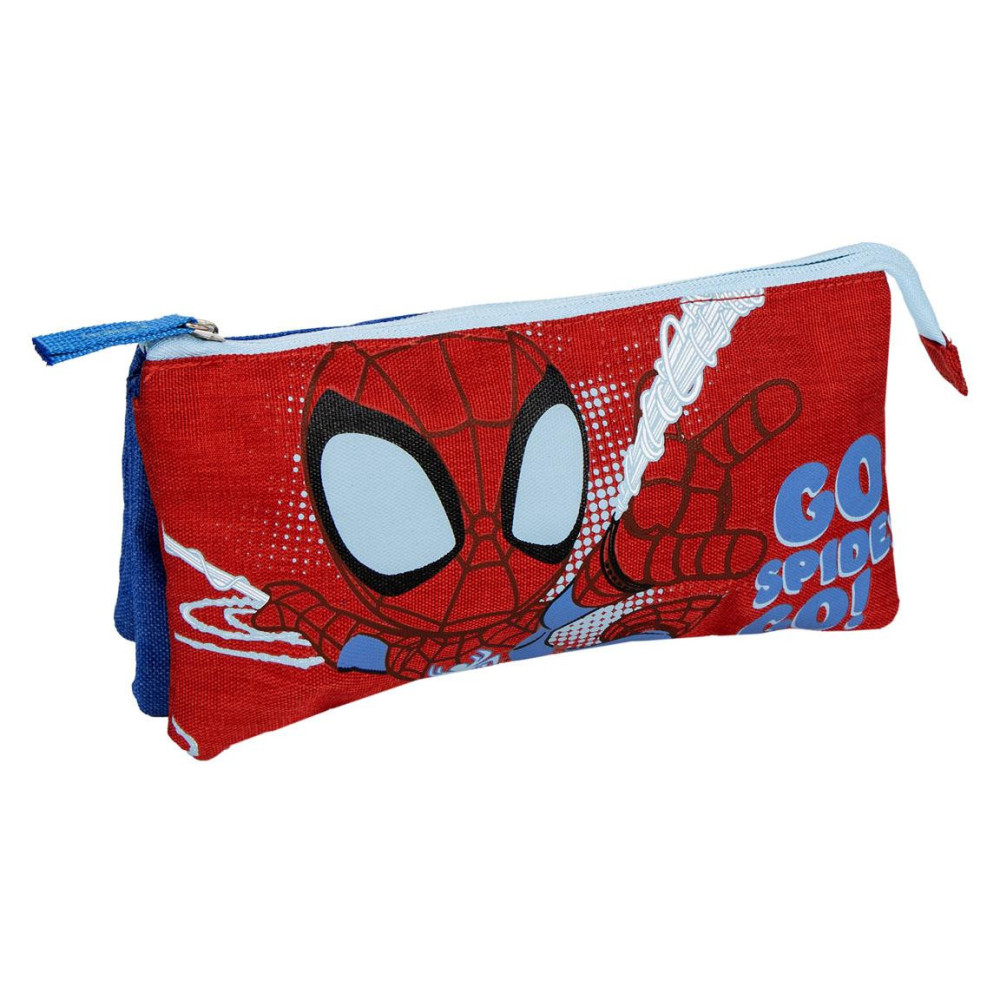 ESTUCHE PORTATODO 3 COMPARTIMENTOS SPIDEY