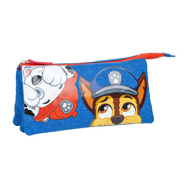 ESTUCHE PORTATODO 3 COMPARTIMENTOS PAW PATROL