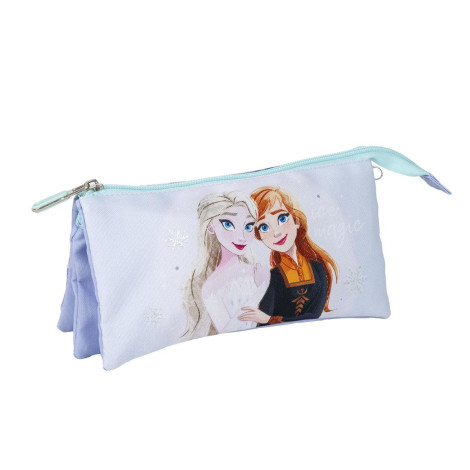 ESTUCHE PORTATODO 3 COMPARTIMENTOS FROZEN