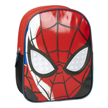 MOCHILA INFANTIL PERSONAJE APLICACIONES SPIDERMAN