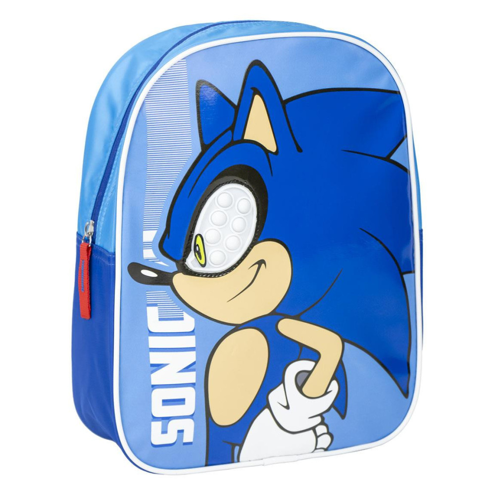 MOCHILA INFANTIL PERSONAJE APLICACIONES SONIC