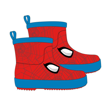 BOTAS LLUVIA GOMA SPIDERMAN