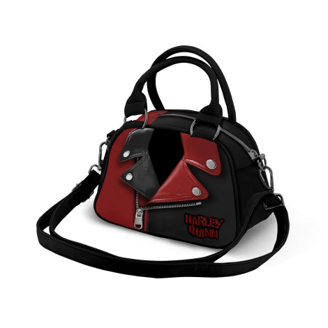 Bolsa de ombro preta Harley Quinn