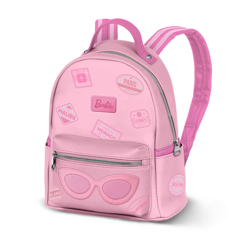 Barbie urban backpack rosa pálido