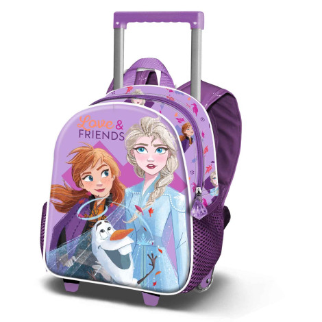 Frozen Mochila trolley para criança 2 Fúcsia