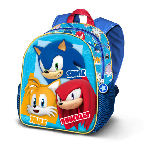 Mochila azul Sega-Sonic para quarto de bebé