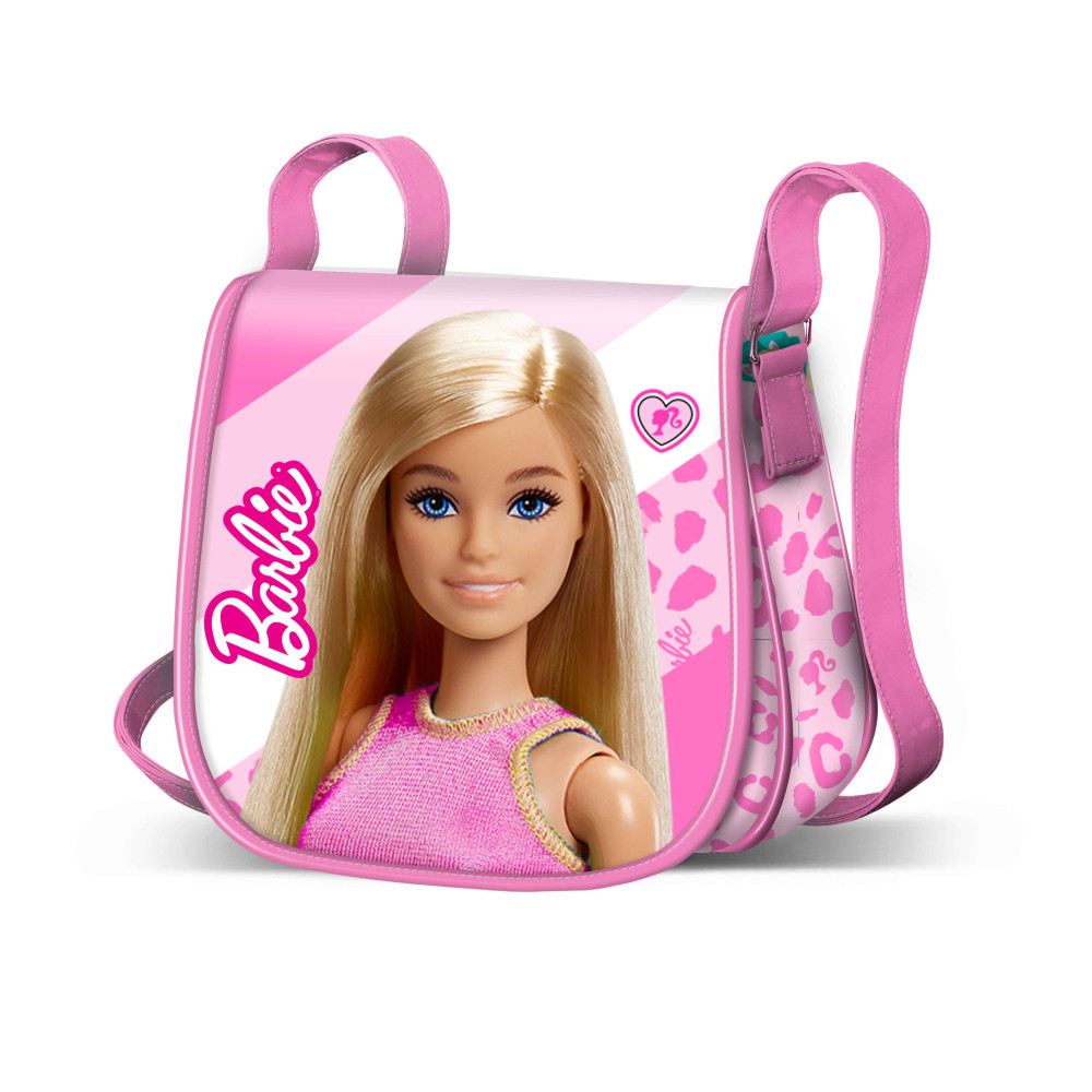 Mala a tiracolo Barbie cor-de-rosa