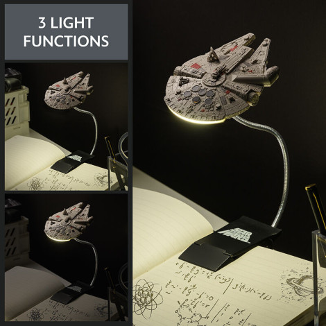 Candeeiro de leitura Millennium Falcon 20 cm Star Wars