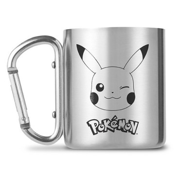 Caneca de aço Pikachu Pokemon