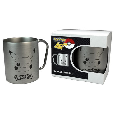 Caneca de aço Pikachu Pokemon