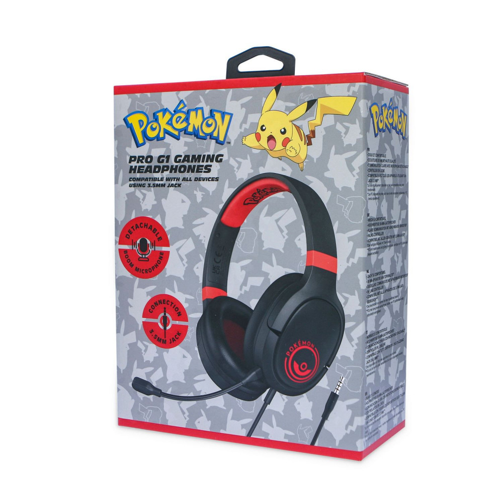 Auscultadores Pokemon Pokeball Pro G1