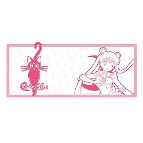 Bunny Caneca Luna e Rosa Sailor Moon