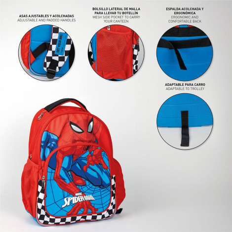 MOCHILA ESCOLAR MEDIANA 42 CM SPIDERMAN