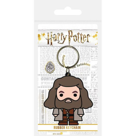 Chaveiro de borracha Hagrid Chibi Harry Potter