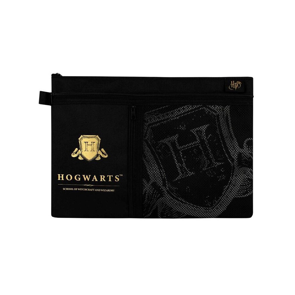 Estojo Grande Hogwarts Harry Potter Gold