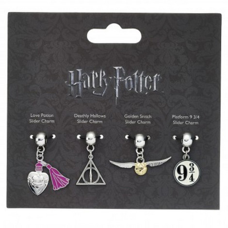 Conjunto de 4 amuletos Harry Potter