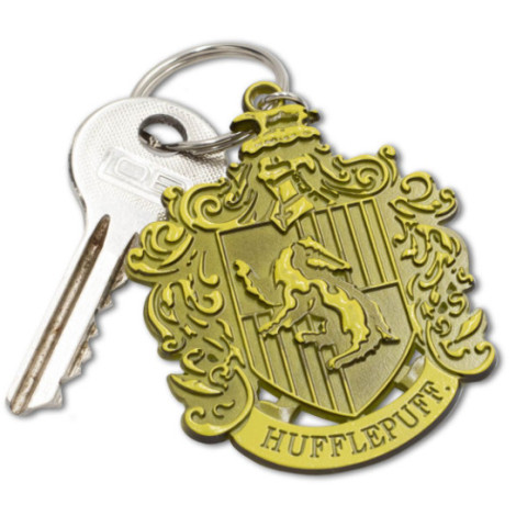 Porta-chaves de metal Harry Potter Brasão de Hufflepuff