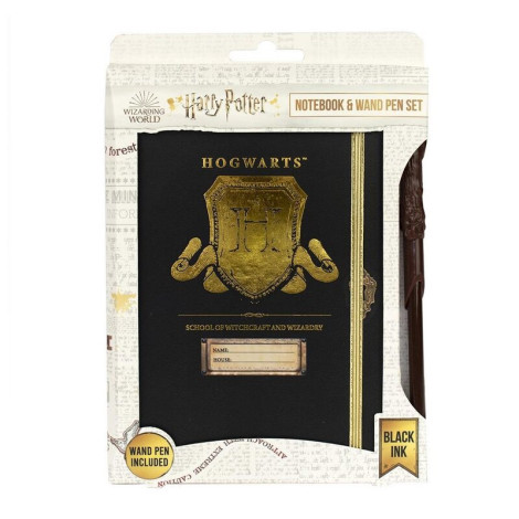 Conjunto de bloco de notas e caneta Harry Potter Hogwarts