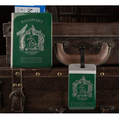 Autocolante e capa para passaporte de Slytherin