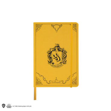 Conjunto de bloco de notas e caneta Hufflepuff Premium