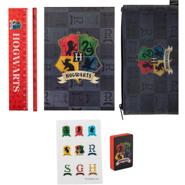 Conjunto de artigos de papelaria Harry Potter Hogwarts Unity