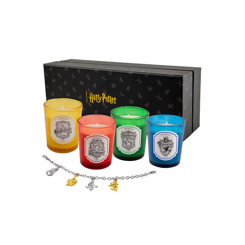 Conjunto de Velas Perfumadas das Casas de Hogwarts de Harry Potter