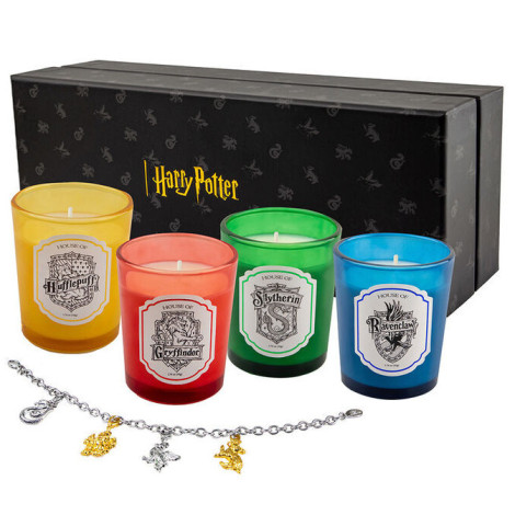 Conjunto de Velas Perfumadas das Casas de Hogwarts de Harry Potter